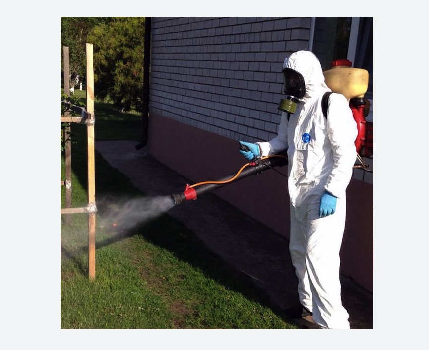 травля клещей на участке в Дубровицах